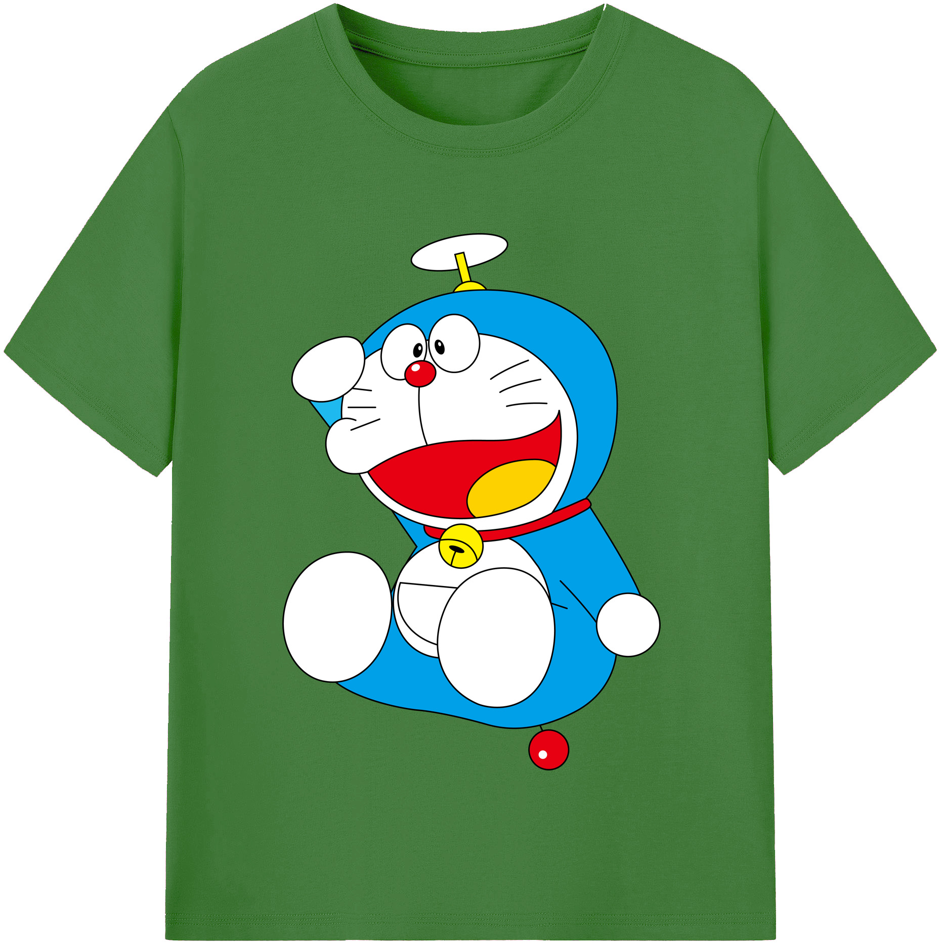 （画像用） ドラえもん Doraemon レディースカジュアルプリントTシャツ（綿100％）